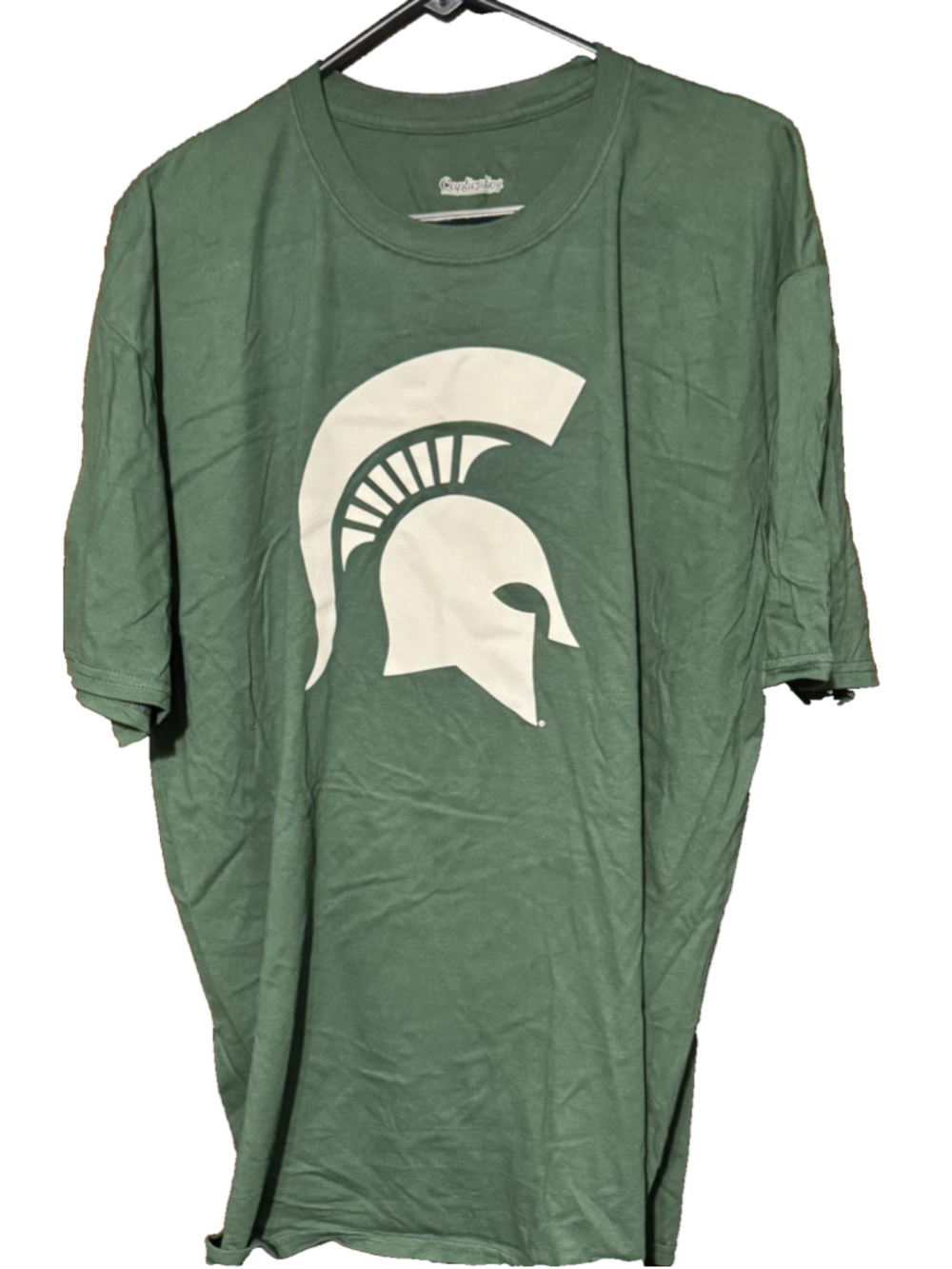 Michigan State Spartans Captivating Tee Green Men Sz XXL NWOT